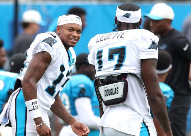 He’s had quiet practices, but a Panthers WR is making ‘a great case’ for roster spot