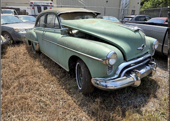 In an odd first, NC sheriff’s office handed 1950 Oldsmobile for debt settlement