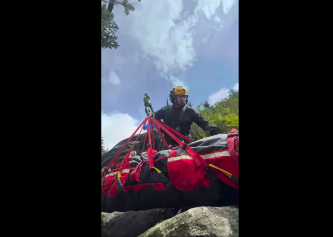 Hiker enjoying view falls off cliff in NC. Luckily, someone saw it, rescuers say