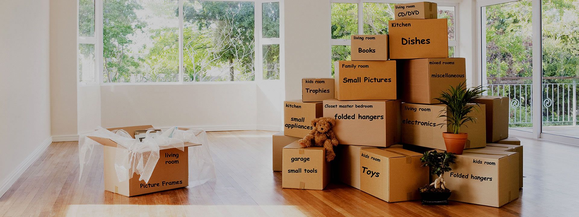 Turning a Walk-In Closet Into a Well-Organized Moving Project