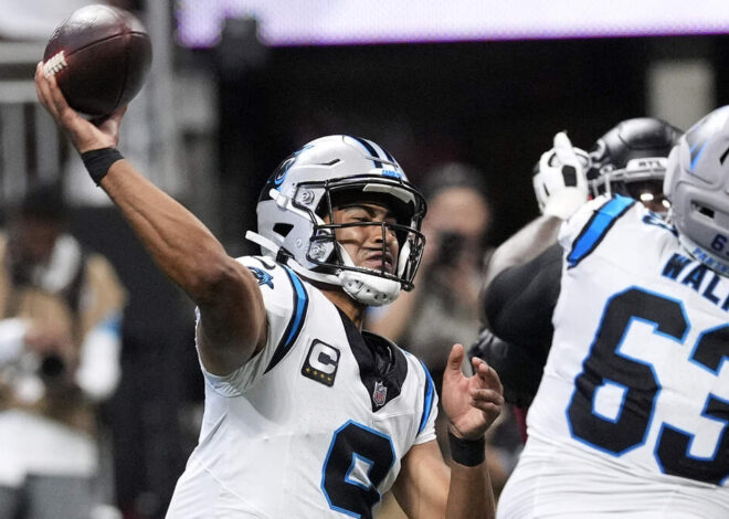 Carolina Panthers rebound, blow out Falcons behind Bryce Young, Devin Lloyd
