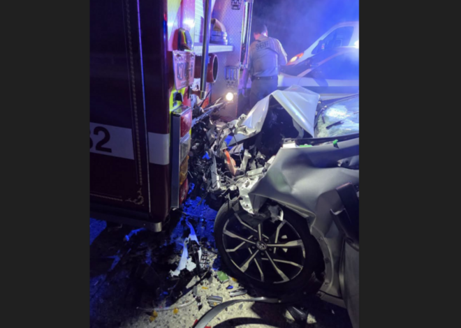 3 firefighters hurt, fire truck wrecked during 2 emergency calls, NC county says