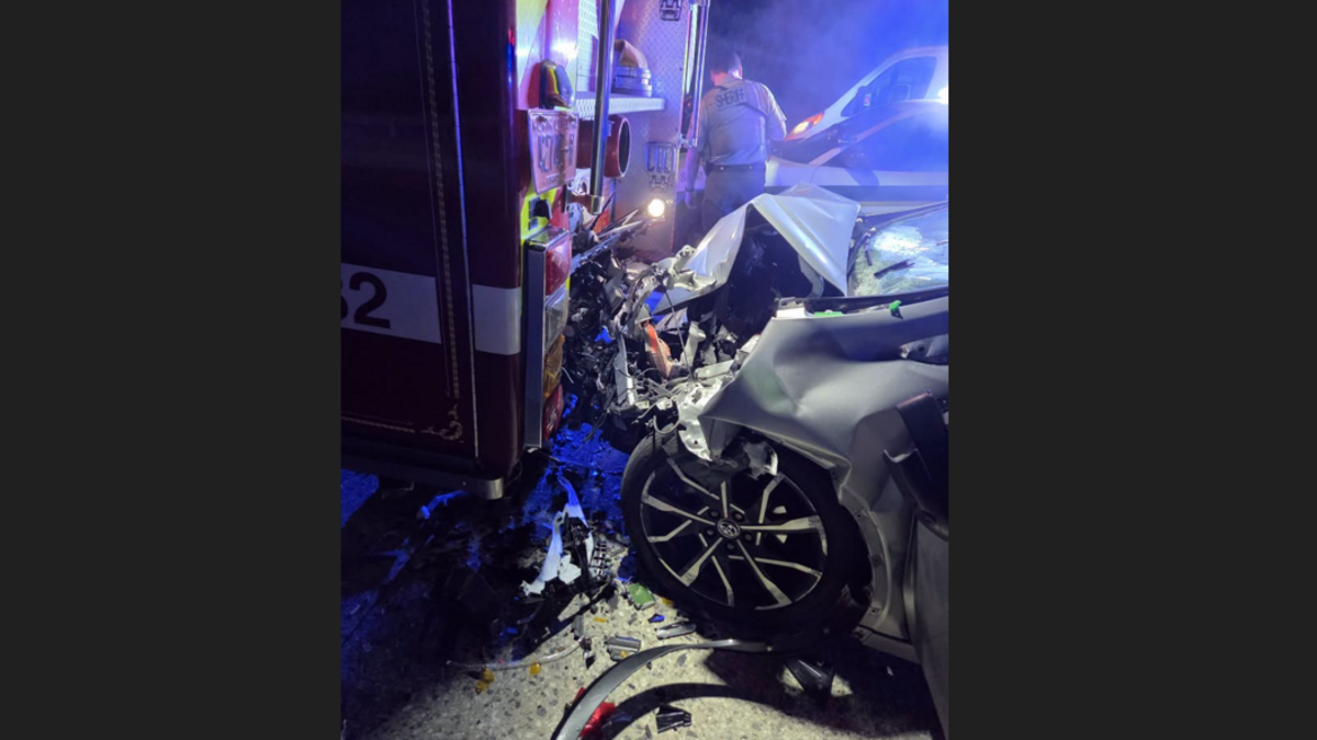 3 firefighters hurt, fire truck wrecked during 2 emergency calls, NC county says
