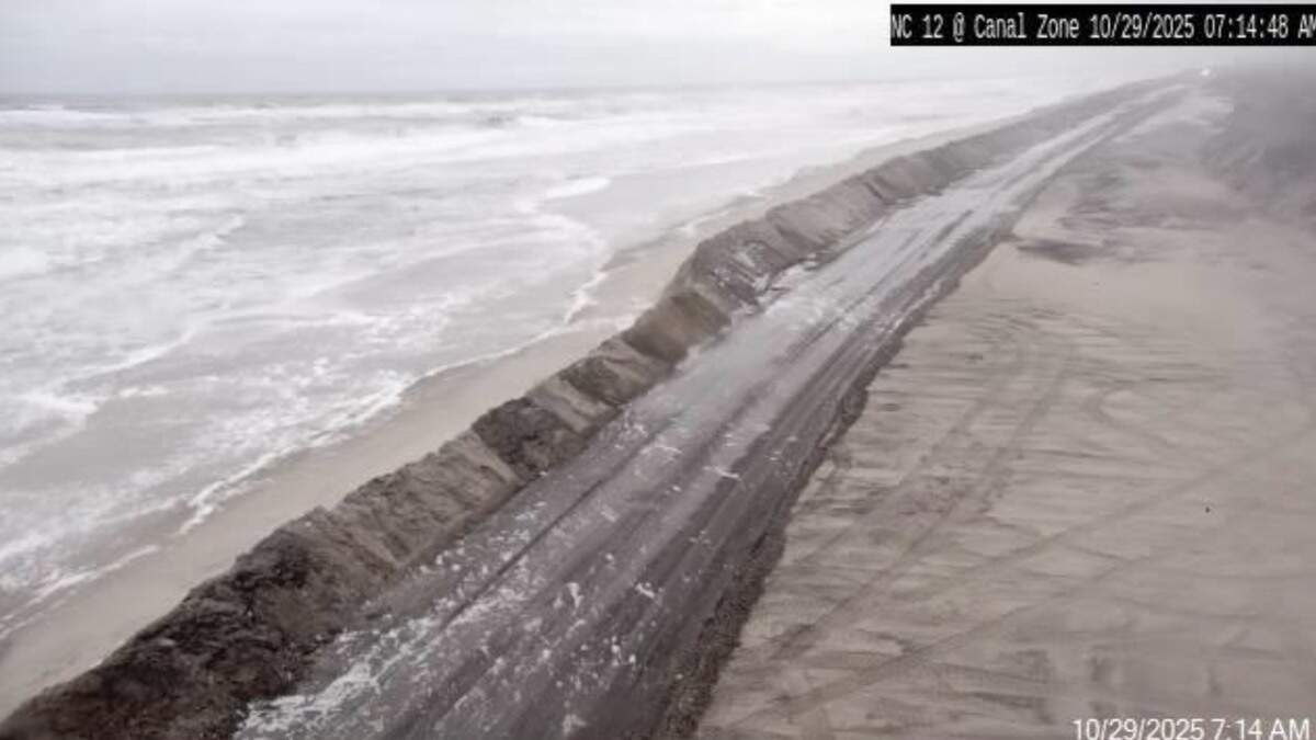 Use these beach cams to watch storms, high waves along the NC coast