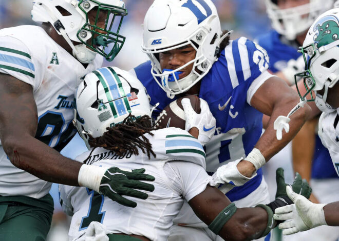 Duke football tops Tulane on Sheppard’s big night. Observations from the opener