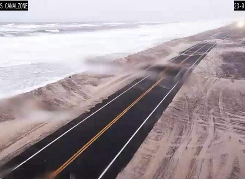 18-foot waves recorded off NC’s Outer Banks as storm floods NC 12, officials say