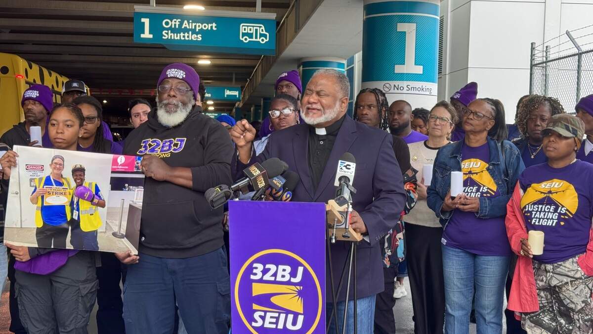CLT airport union calls for better conditions after cleaning worker’s death