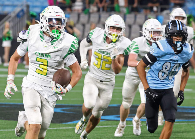 NC high school football rankings add 10 teams, three new No. 1s this week