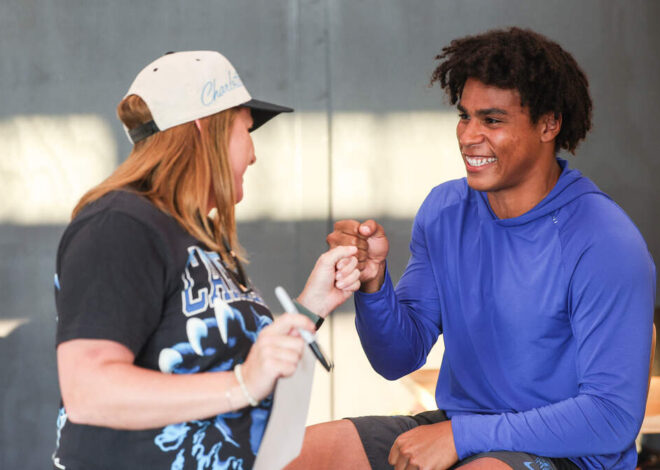 A fun Q&A: Panthers’ Jalen Coker spends evening with Charlotte Observer readers
