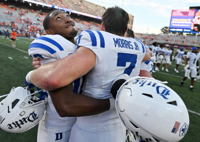 Duke football rallies past Illinois. Observations from the Blue Devils’ road win