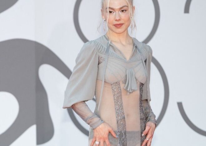 Phoebe Bridgers Looks Ethereal in Naked Dress at Venice Film Festival