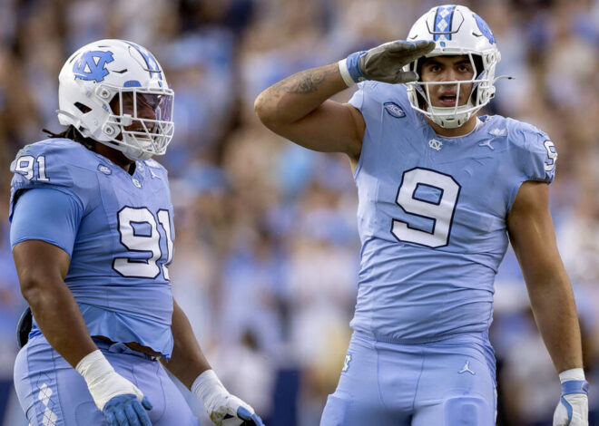 UNC star defensive lineman not in uniform for ETSU matchup after injury