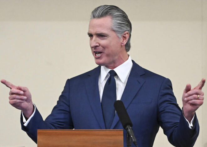 Why is California Gov. Gavin Newsom back campaigning in the Carolinas this weekend?