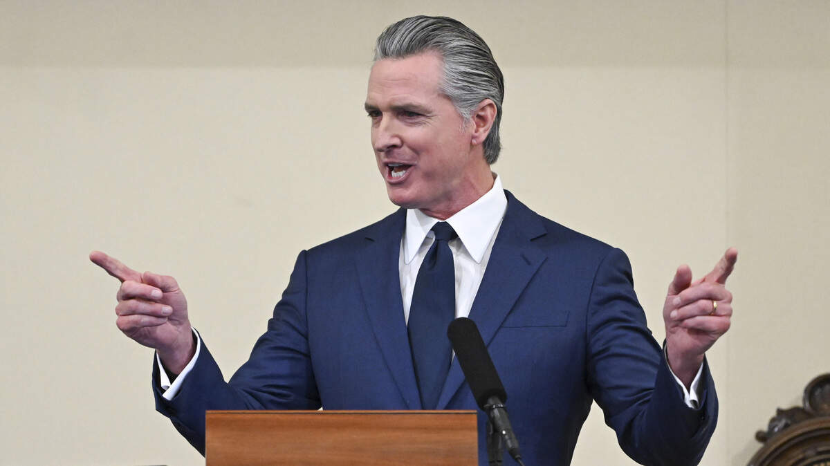 Why is California Gov. Gavin Newsom back campaigning in the Carolinas this weekend?