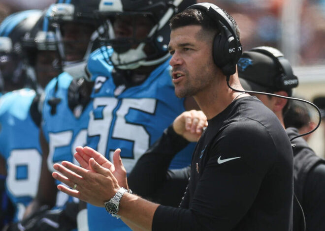 What Carolina Panthers coach Dave Canales said after season-opening loss to Bears