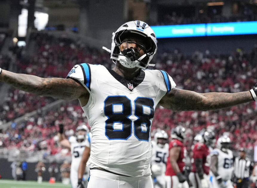 What Carolina Panthers coach Dave Canales said after 34-3 win against the Falcons
