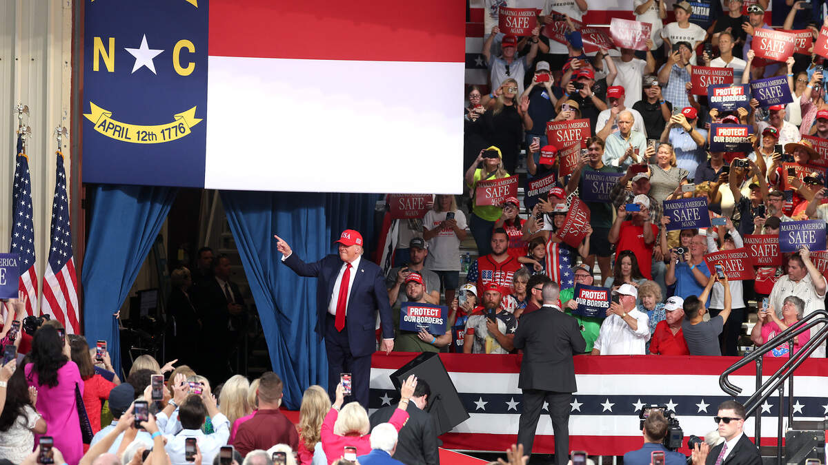 PHOTOS: President Donald Trump’s rally in Gastonia on Sept. 16, 2026