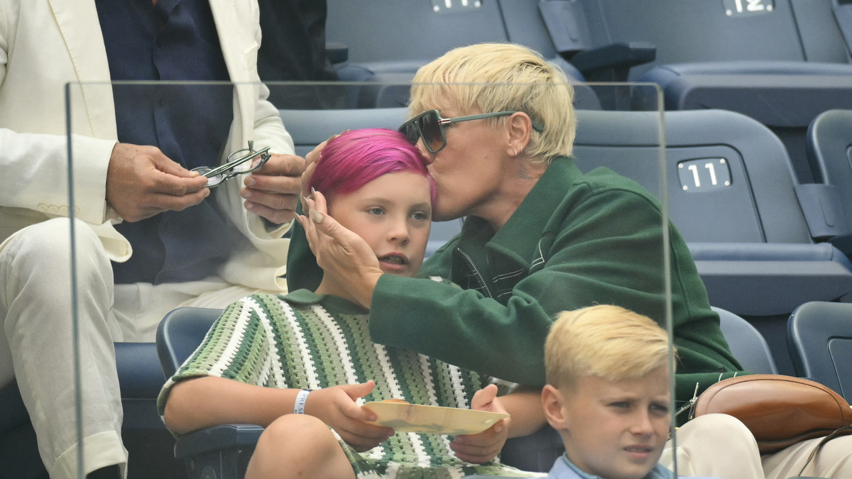 Pink’s Son Jameson, 9, Shows Off Bright Pink Hair at 2026 US Open Finals