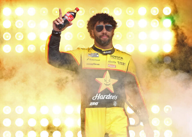 Scary moment at Charlotte: Bubba Wallace walks under own power after NASCAR wreck